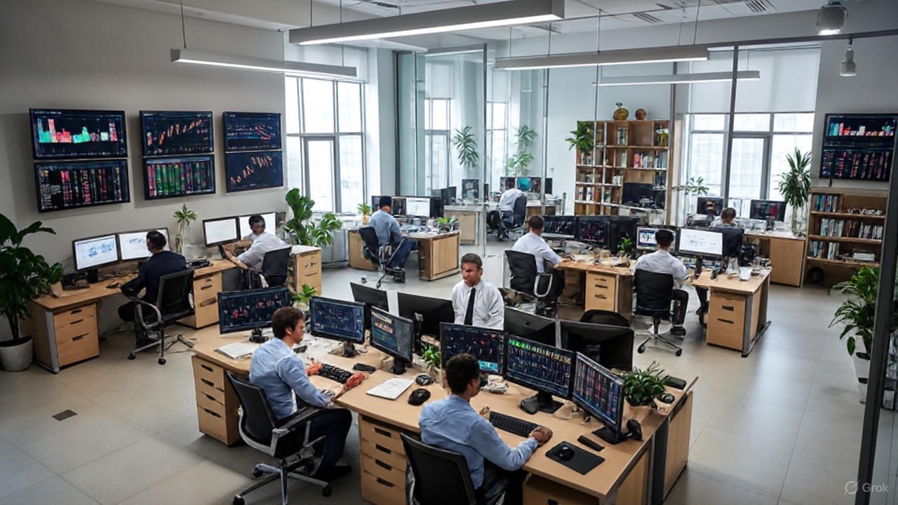 Mastradia team collaborating on investment strategies